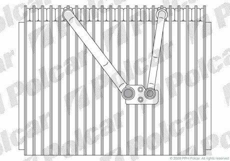 Випарник кондиціонера Polcar 5516P8-2