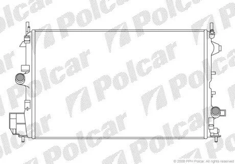 Радиаторы охлаждения Polcar 551808-5