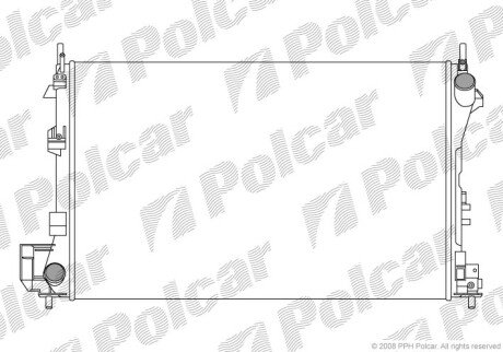 Радіатори охолодження Polcar 551808A2