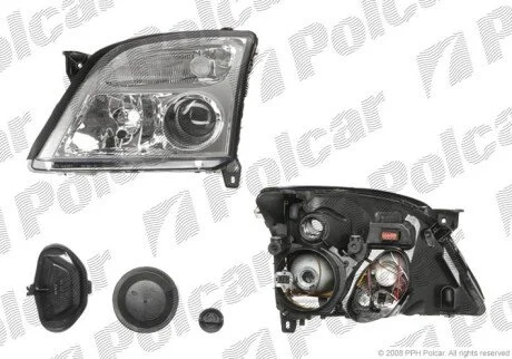 Фара основна ліва H7, PY21W, W5W Polcar 5518090E