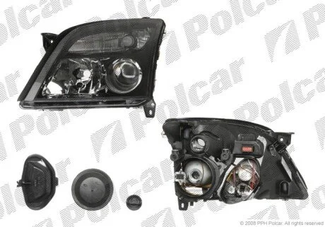 Фара основна ліва H7, PY21W, W5W Polcar 5518091H