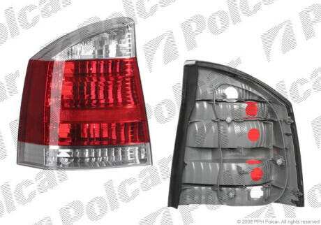 Фонарь задний слева Polcar 551887AE