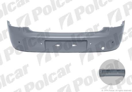 Бампер задний Polcar 5518961J