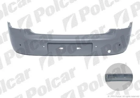 Бампер задній Polcar 5518961J
