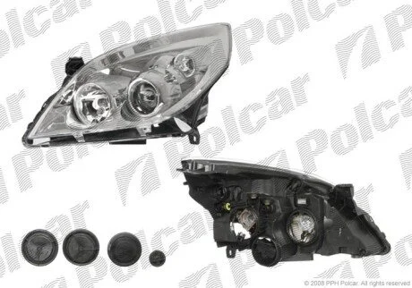 Фара основна ліва H1, H7 Polcar 551909-V