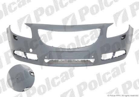 Бампер передній Polcar 5520076J