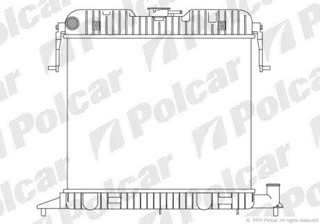 Радіатори охолодження Polcar 552508-1 (фото 1)