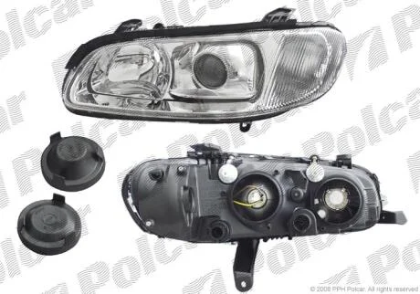 Фара основна ліва H1, H7, PY21W, W5W Polcar 5527091E
