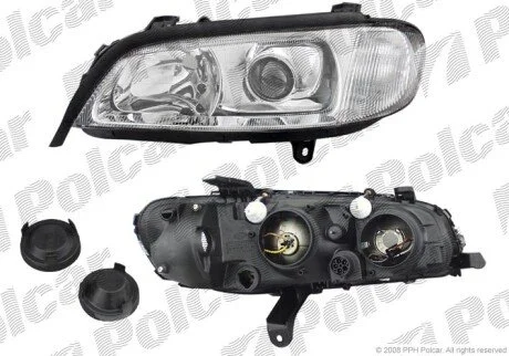 Фара основна права H7, PY21W, W5W Polcar 5528102E
