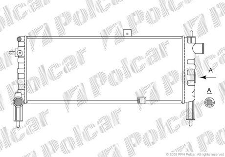 Радіатори охолодження Polcar 555108-3