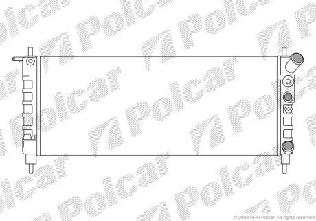 Радиаторы охлаждения Polcar 555508-5