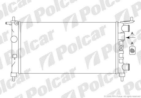 Радіатори охолодження Polcar 555508A2