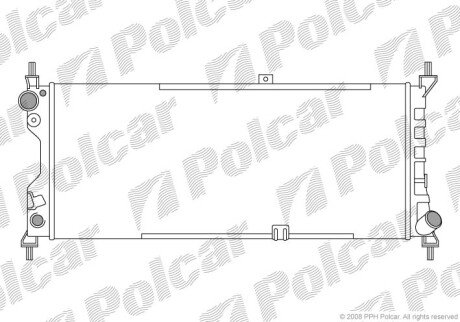 Радіатори охолодження Polcar 555508A3