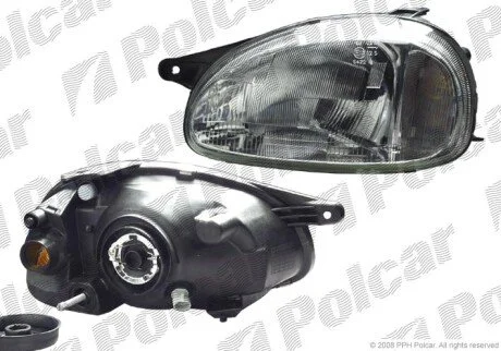 Фара основна права H4, P21W, W5W Polcar 555510-E