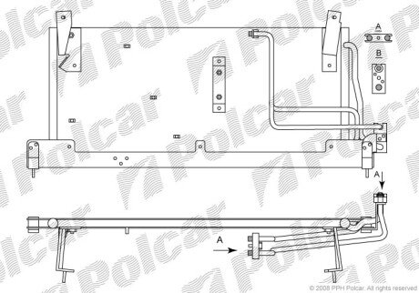 Радіатори кондиціонера Polcar 5555K8C1