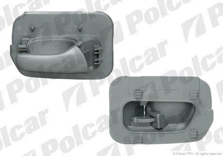 Внутренняя ручка Polcar 5555ZW44G