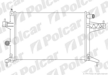 Радіатори охолодження Polcar 555608A3