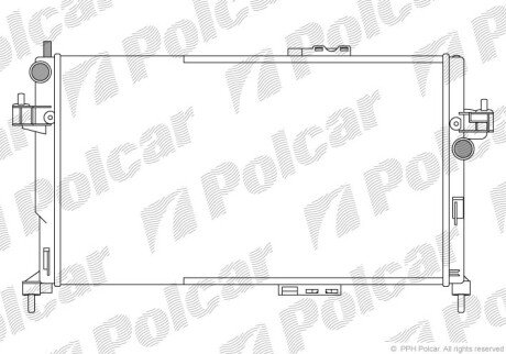 Радіатори охолодження Polcar 555608A4