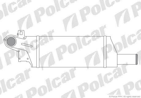 Радіатори повітря (Інтеркулери) Polcar 5556J8-1