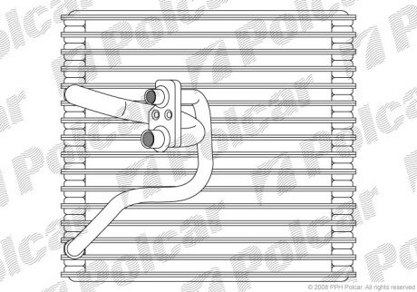 Випарник кондиціонера Polcar 5556P8-1