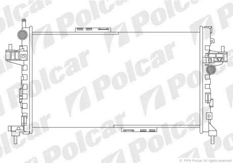 Радіатори охолодження Polcar 555708A1