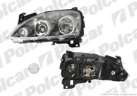 Фара основная правая H1, H7, PY21W, W5W Polcar 5557104E