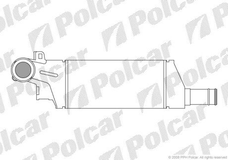 Радіатори повітря (Інтеркулери) Polcar 5557J8-1