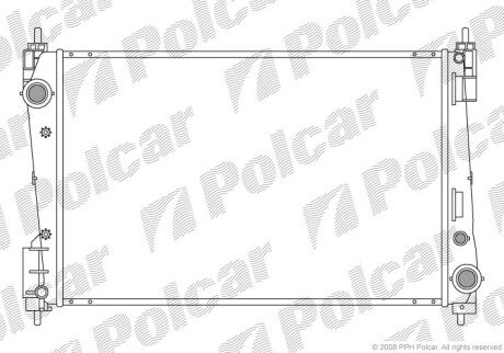 Радіатори охолодження Polcar 555808-1