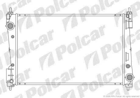 Радиаторы охлаждения Polcar 555808-1