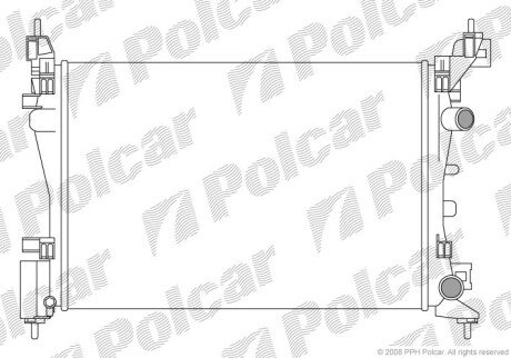 Радіатори охолодження Polcar 555808-2