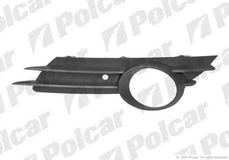Решетка бампера левая Polcar 555827-3