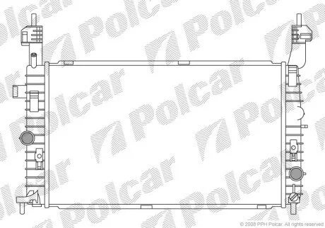 Радіатори охолодження Polcar 555908-2