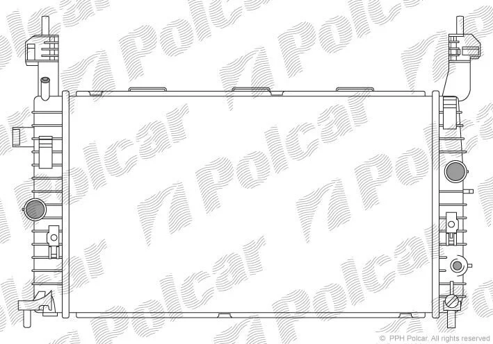 Радіатори охолодження Polcar 555908-4 (фото 1)