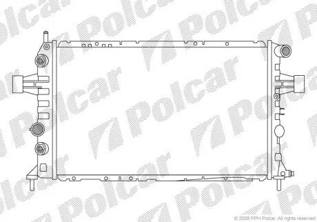 Радиаторы охлаждения Polcar 556008-1