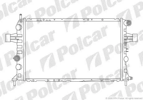 Радиаторы охлаждения Polcar 556008-2