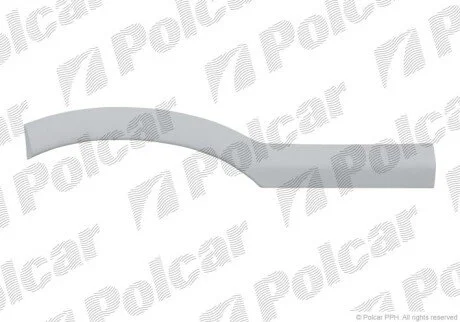 Накладка крыла сзади слева Polcar 556081-7