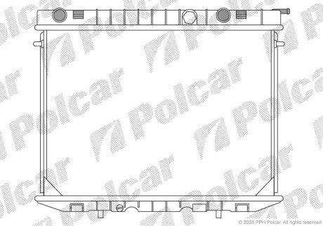 Радіатори охолодження Polcar 558008-1 (фото 1)