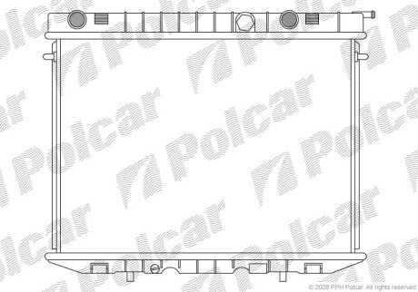 Радіатори охолодження Polcar 558008-3 (фото 1)