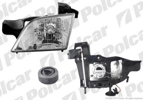 Фара основная левая H4 Polcar 558109-E
