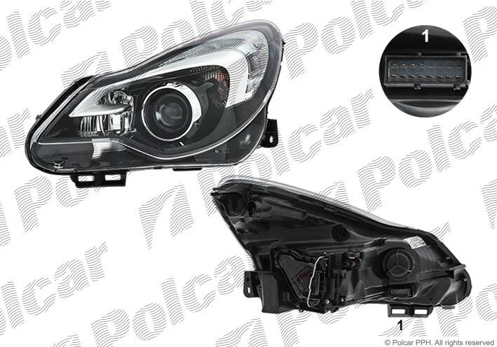 Фара основная Polcar 55B1091V (фото 1)