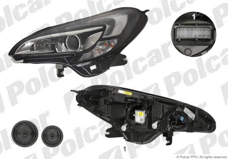 Фара основная Polcar 55B2102H