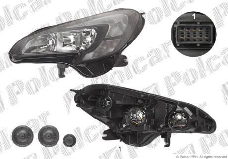 Фара основная Polcar 55B210-E