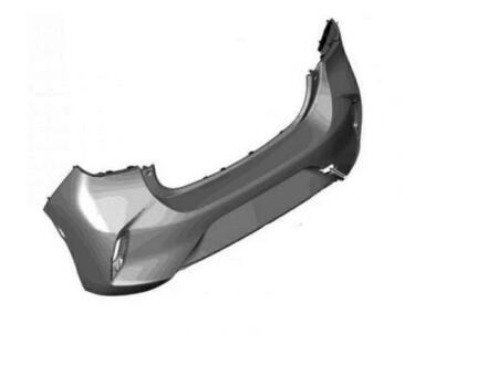 Бампер задний Polcar 55B396-4