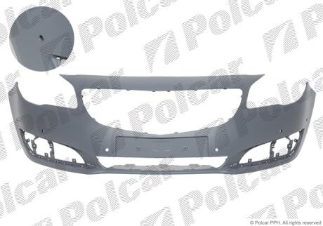 Бампер передній Polcar 55D107-5