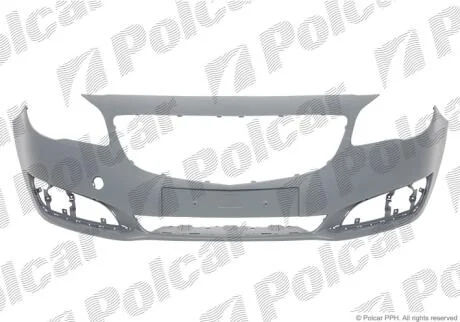 Бампер передній Polcar 55D107
