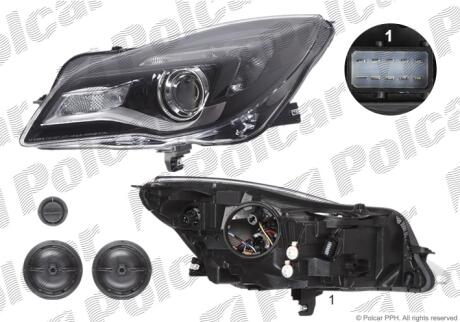 Фара основная Polcar 55D109-E
