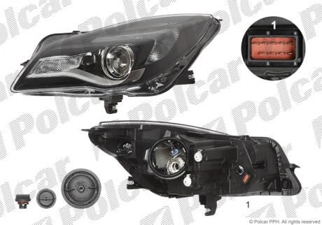 Фара основна Polcar 55D110-H