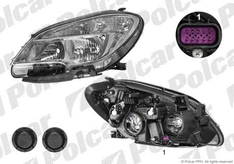 Фара основная Polcar 55L1090E