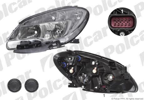 Фара основная правая H7, HB3, W21/5W, WY21W Polcar 55L110-E