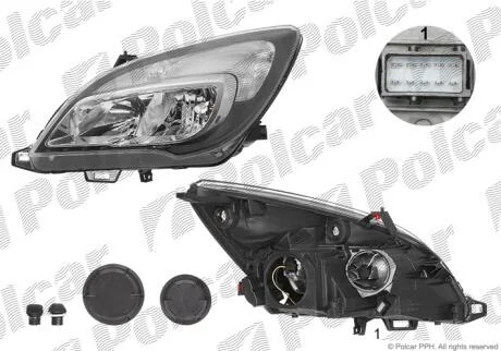 Фара основная Polcar 55L209-E